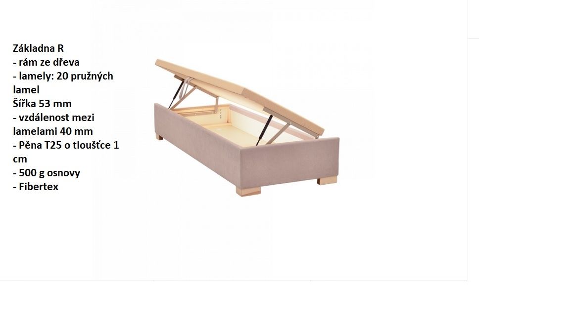 Manželská postel BOXSPRING 101