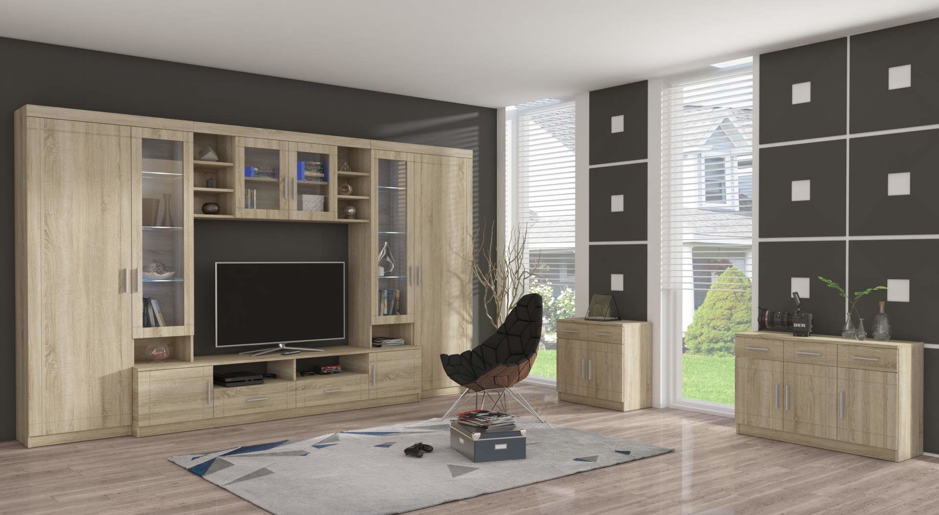 Obývací stěna PARISS