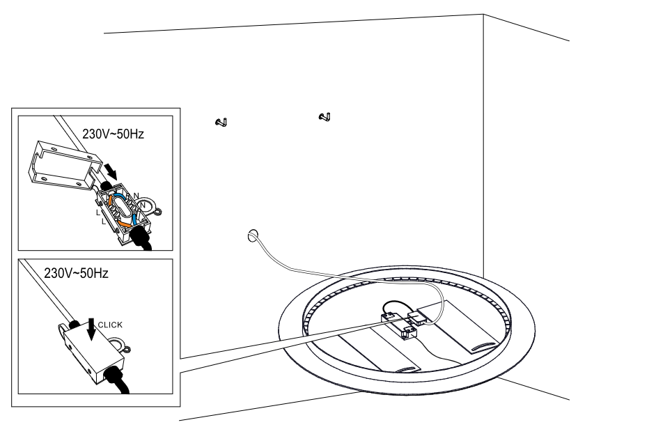 Koupelnové zrcadlo LED HESTIA 80