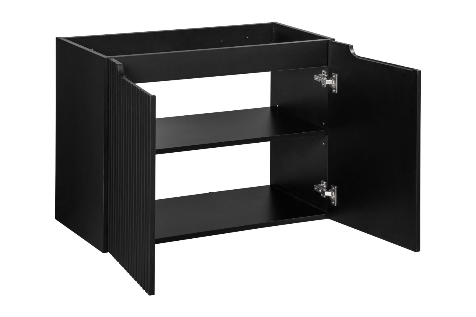 Koupelnová skříňka NOVA ČERNÁ 82-80 2D - pod umyvadlo 80