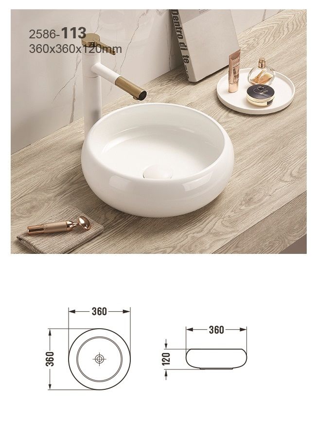 Umyvadlo na desku UN WIKI SW