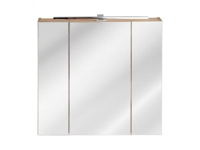 Koupelnová skříňka KAPRI BÍLÁ 843 - závěsná zrcadlo 80