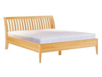 Manželská postel z masivu LK191 buk