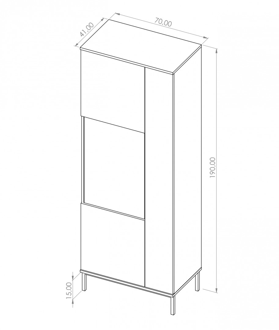 Vitrína QUARTY QT-07