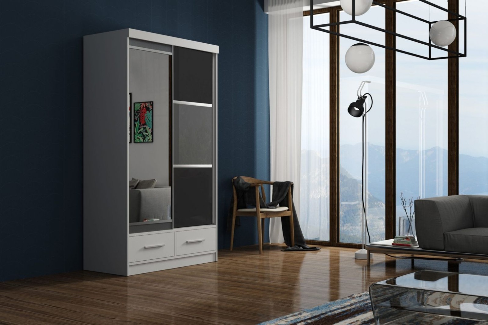 Šatní skříň MARGO 120 II