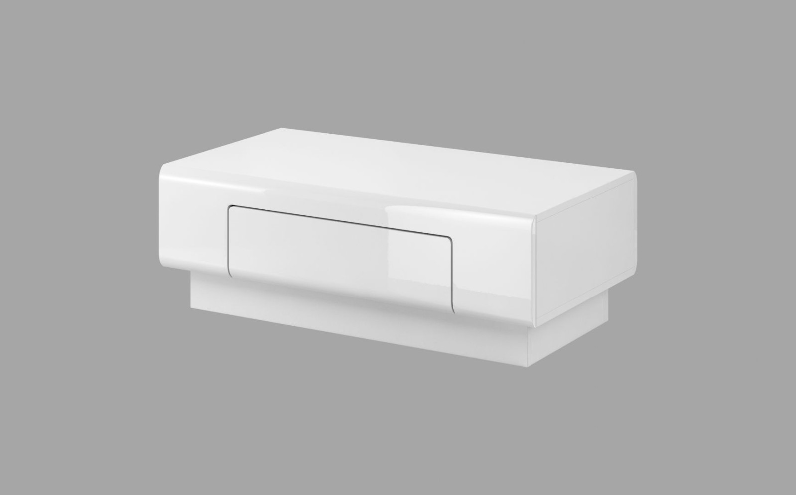 Konferenční stolek TOLEDO Bílá/ bílý lesk