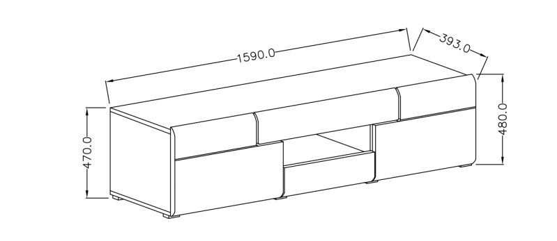 TOLEDO Obývací sestava Šedá/ Dub Grandson