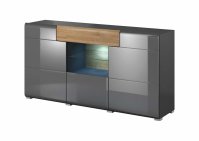 TOLEDO Obývací sestava Šedá/ Dub Grandson