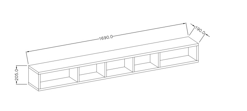 TOLEDO Obývací sestava Bílá/ Dub San Remo