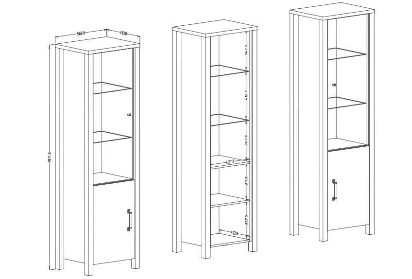Obývací sestava OLIN I Appenzellský smrk