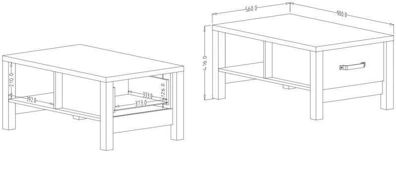 Obývací sestava OLIN I Appenzellský smrk