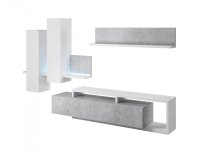 Obývací sestava BOTA Bílá - beton Colorado