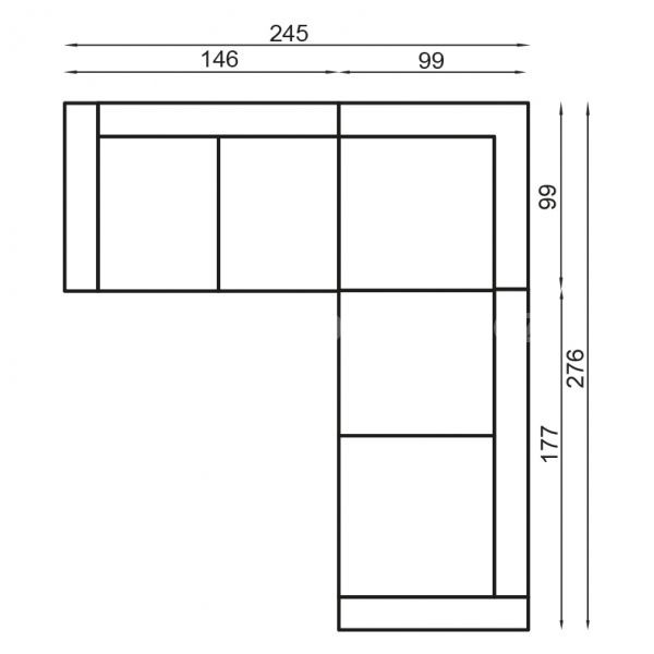 Sedací souprava PARIS 3