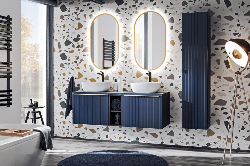 Koupelnová skříňka SANTA FEE COSMOS 81-01 - poličky