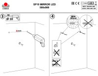 Koupelnové zrcadlo LED APOLLO