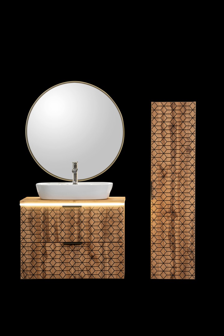 Koupelnové zrcadlo LED HESTIA 80