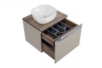 Koupelnová skříňka SANTA FEE ŠEDÁ  82-60 - pod umyvadlo 60