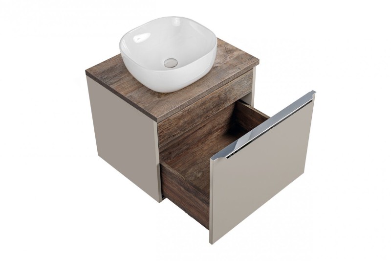 Koupelnová skříňka SANTA FEE ŠEDÁ  82-60 - pod umyvadlo 60