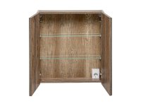 Koupelnová skříňka SANTA FEE ŠEDÁ  84-60 - závěsná zrcadlo 60