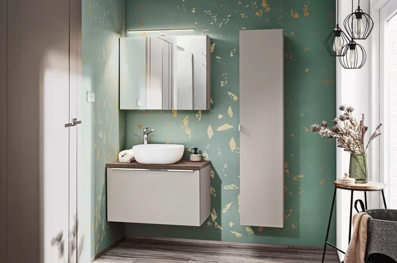 Koupelnová sestava SANTA FEE ŠEDÁ 115 II