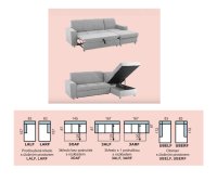 Sedací souprava AVA TINY do U