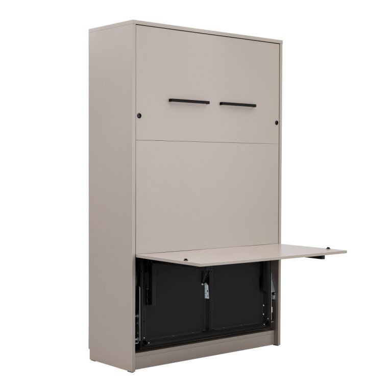 Sklápěcí postel do skříně GENIUS s psacím stolem VERTIKÁLNÍ