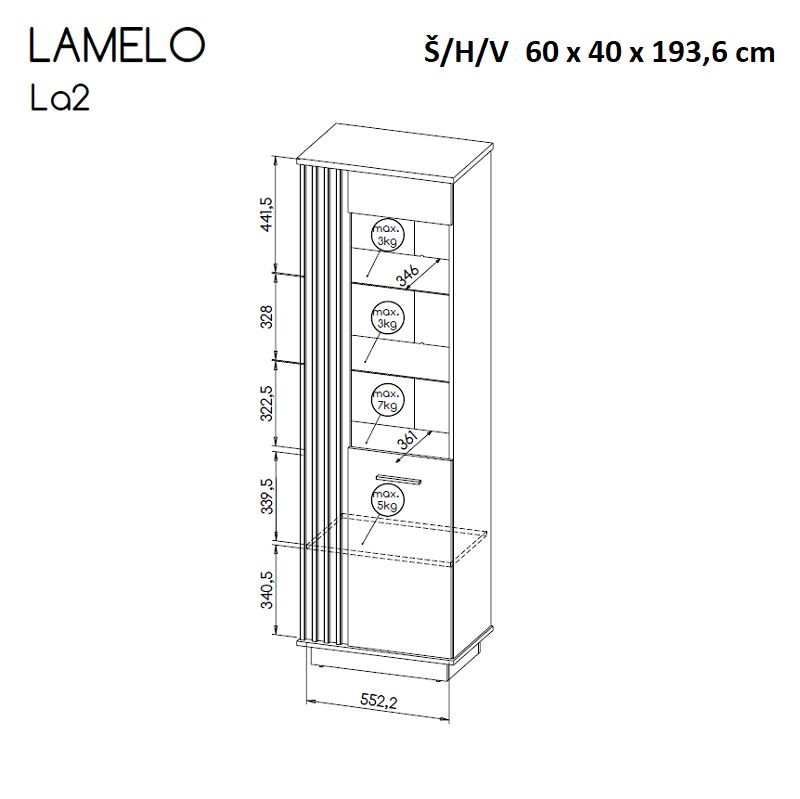 Obývací pokoj LAMELO I