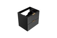 Koupelnová skříňka ADELLE ČERNÁ 82-60 - pod umyvadlo 60