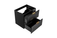 Koupelnová skříňka ADELLE ČERNÁ 82-60 - pod umyvadlo 60