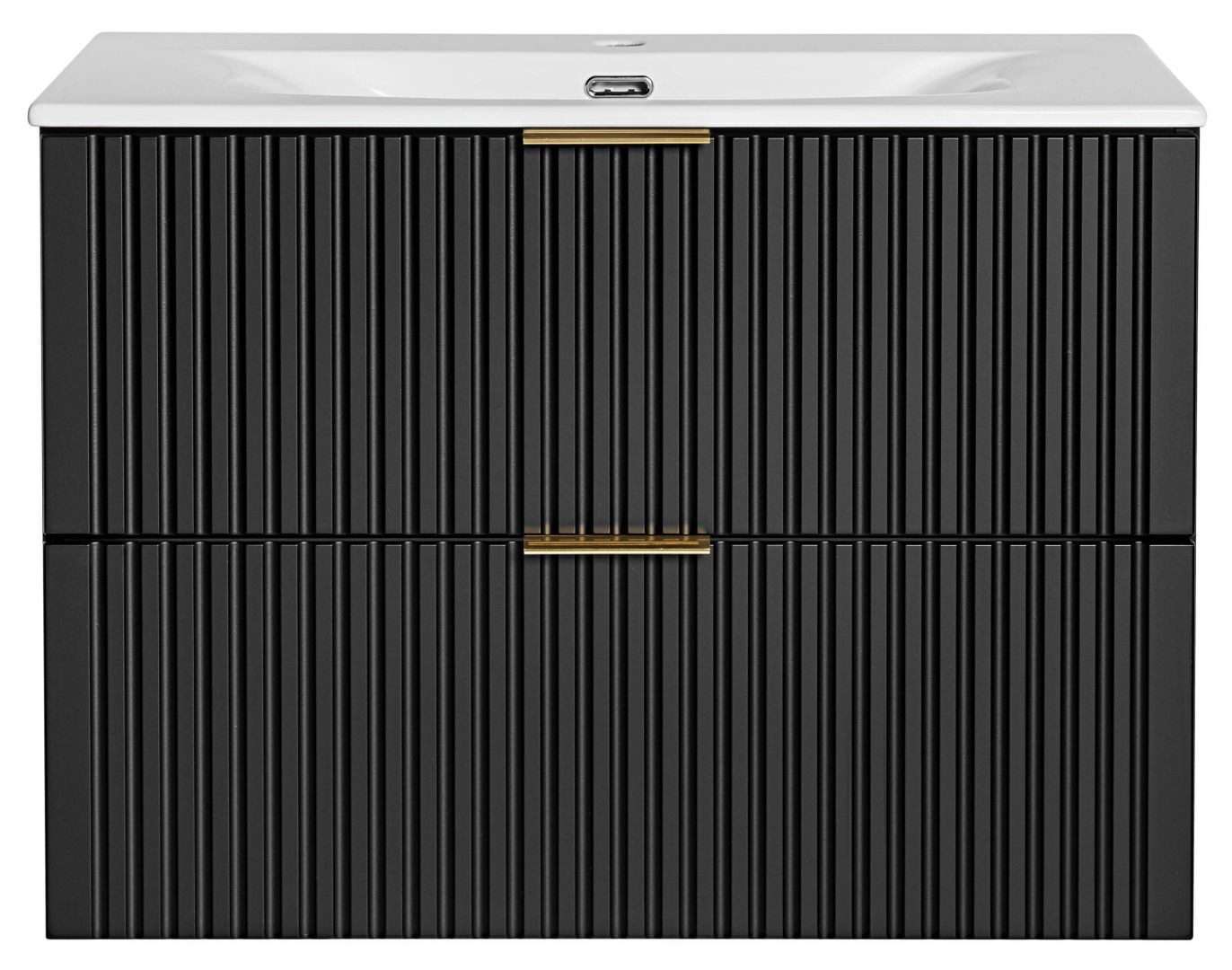 Koupelnová skříňka ADELLE ČERNÁ 82-80 - pod umyvadlo 80