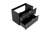 Koupelnová skříňka ADELLE ČERNÁ 82-80 - pod umyvadlo 80