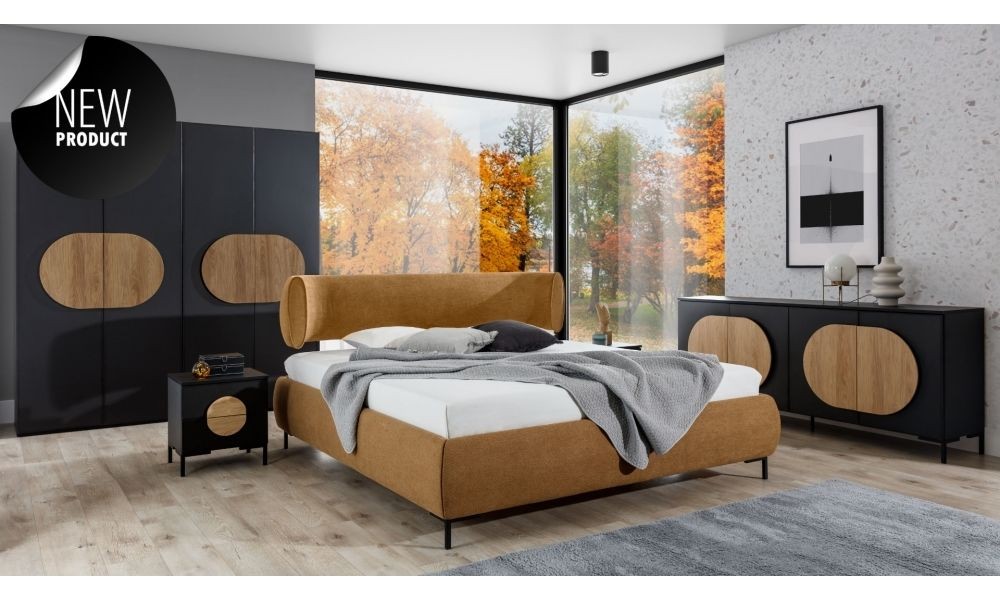 Manželská postel OVALLO