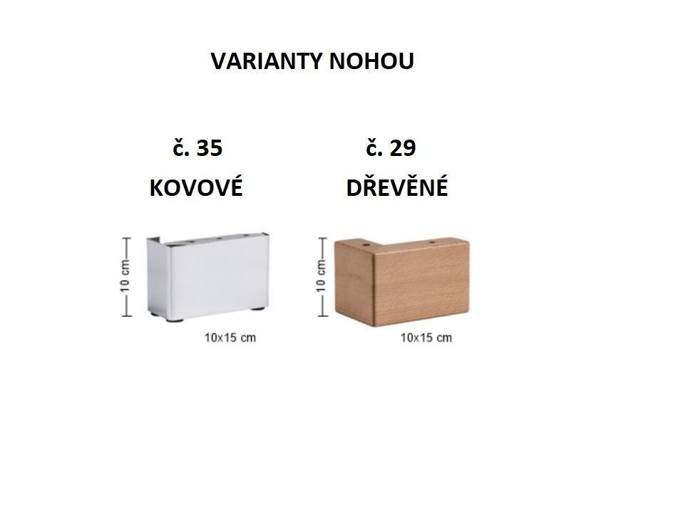 Manželská postel BOOHO