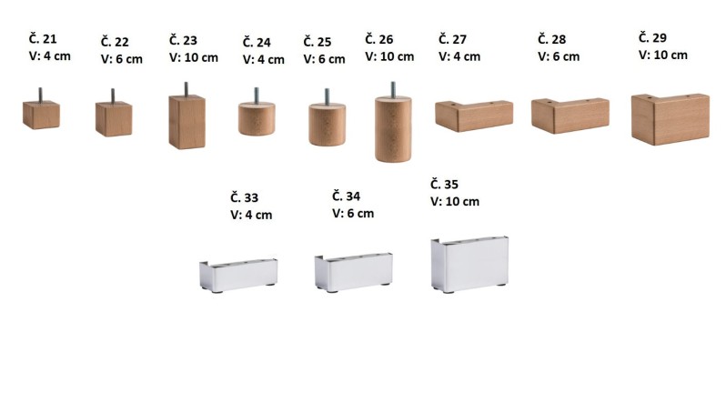 Manželská postel CHARLOTA