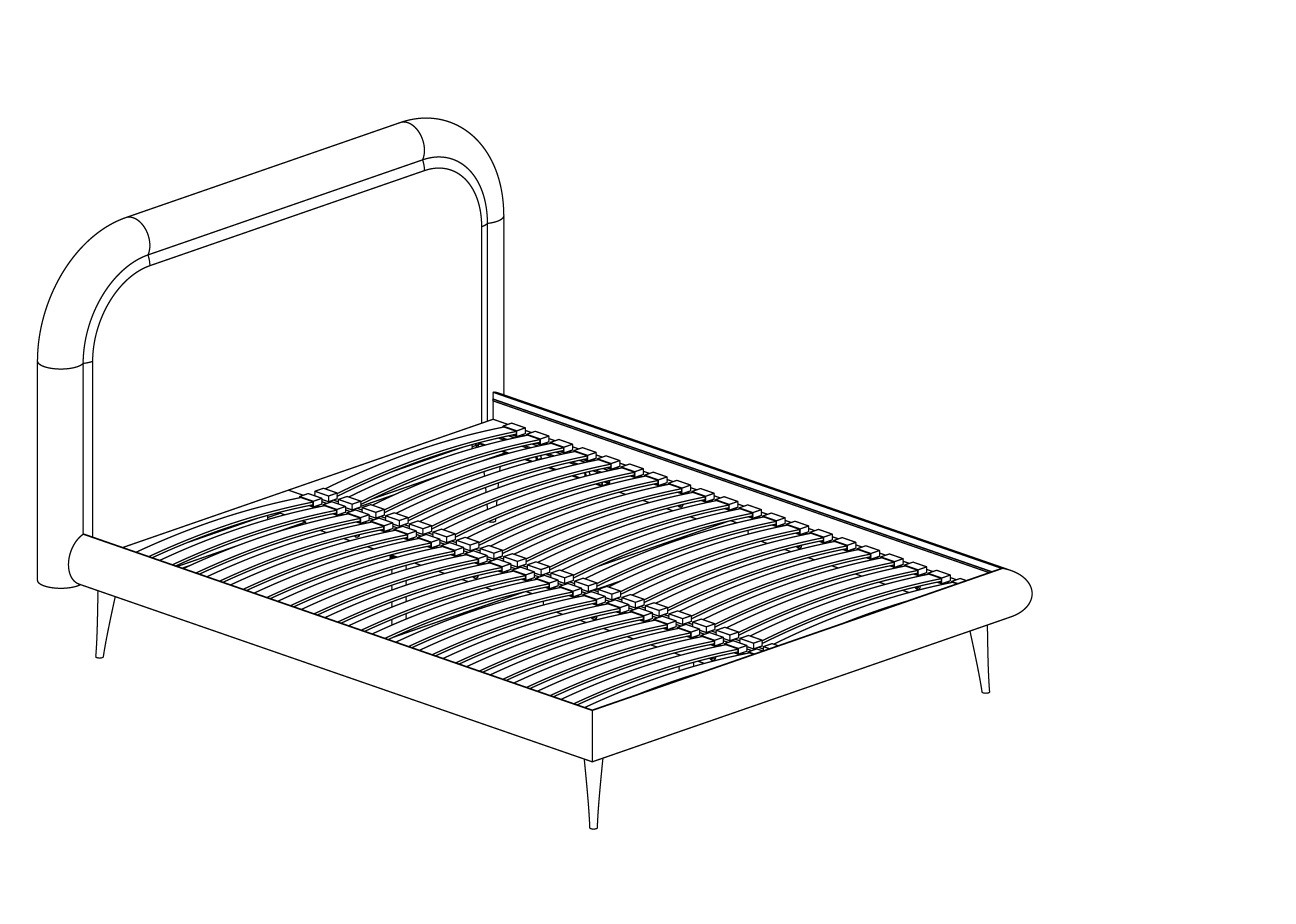 Manželská postel NELLA I.