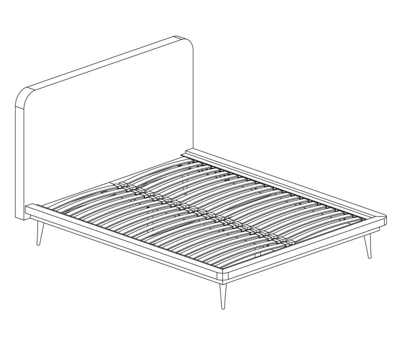 Manželská postel PRATOO