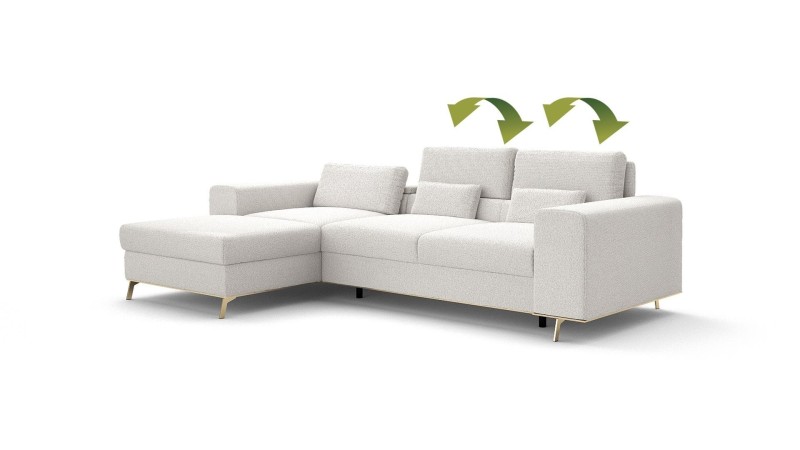 Rohová sedací souprava CHROME NEW mini