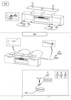 TV komoda Nova s krbem