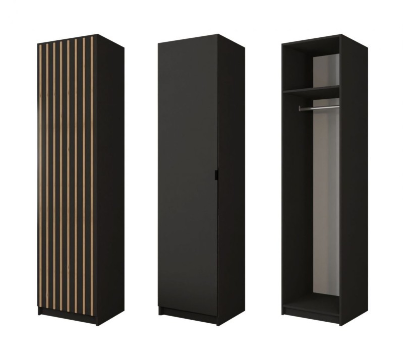 Šatní skříň JAXON 50 s lamelami