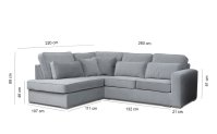 Rohová sedačka HAZLE
