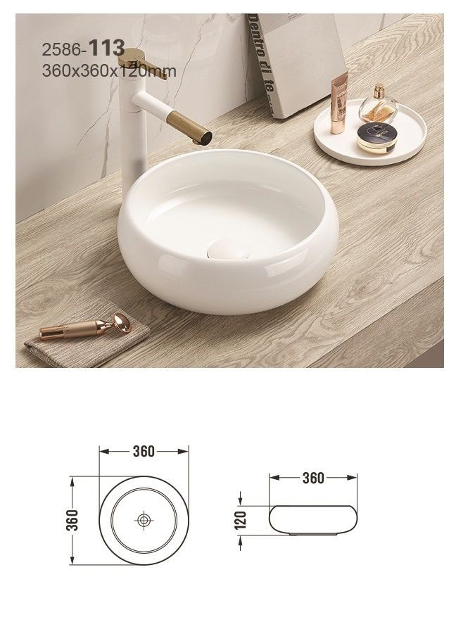 Umyvadlo na desku UN WIKI MC