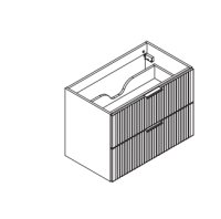 Koupelnová skříňka XYLO 82-60 - pod umyvadlo 60