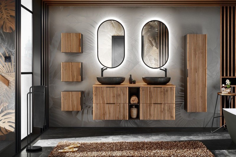 Koupelnová skříňka XYLO 81-01 - poličky