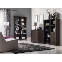 Regál Finezia s šuplíky F11 Dub Sonoma čokoláda