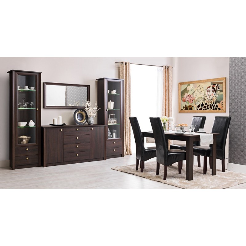 Stůl Finezia F24  Dub Sonoma čokoláda