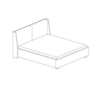 Manželská postel MONAKO