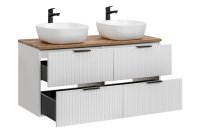 Koupelnová skříňka ADELLE BÍLÁ 82-60 - pod umyvadlo 120