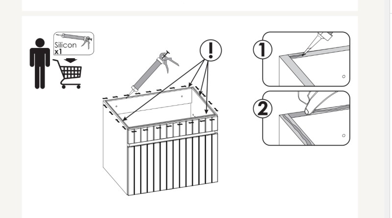 Koupelnová skříňka ADELLE BÍLÁ 82-40 - pod umyvadlo 40