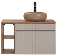 Koupelnová skříňka IKONIC KAŠMÍR 82-80 - pod umyvadlo 80 + Poličky 81-01