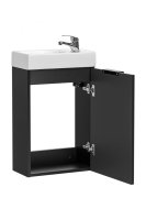 Koupelnová skříňka ADELLE ČERNÁ 82-40 - pod umyvadlo 40